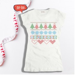 Koszulka damska Christmas pattern 