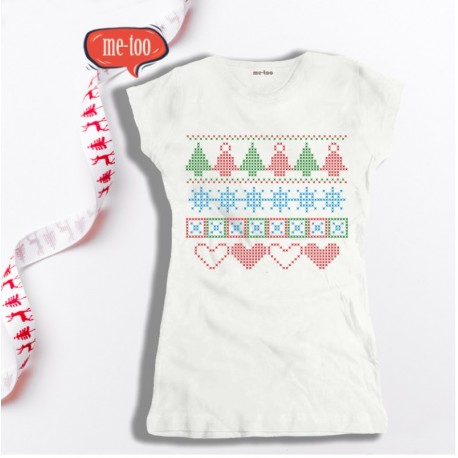 Koszulka damska Christmas pattern 