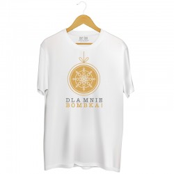 Świąteczna koszulka męska z nadrukiem Dla mnie bombka!