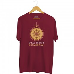 Świąteczna koszulka męska z nadrukiem Dla mnie bombka!