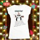 Koszulka Świąteczne życzenia - panda
