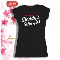 Damska koszulka z nadrukiem Daddy's little girl