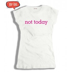 Damska koszulka z nadrukiem: Not today