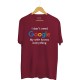 Śmieszne koszulki I don't need google my wife knows everything