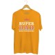 Męska koszulka z nadrukiem Super Dad - happy Father's Day