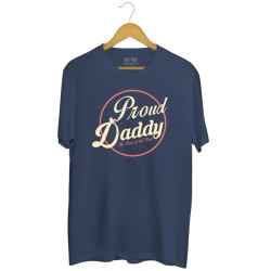 Męska koszulka z nadrukiem Proud Daddy - The Best of the Best