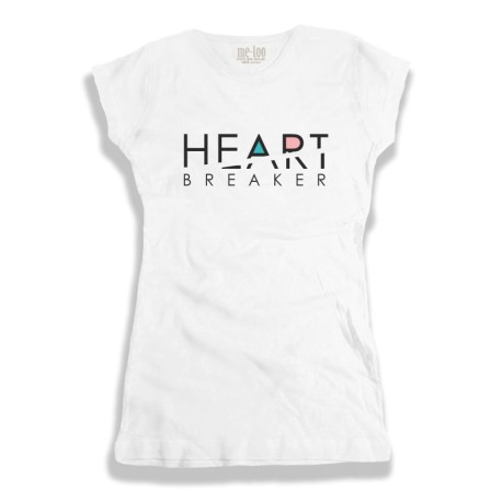 Damska koszulka z nadrukiem Heart breaker