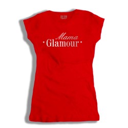 Koszulka damska z nadrukiem Mama Glamour