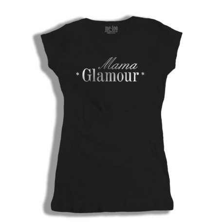 Koszulka damska z nadrukiem Mama Glamour