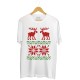 Męska koszulka z nadrukiem Snowy reindeers