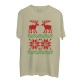 Męska koszulka z nadrukiem Snowy reindeers
