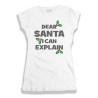 Koszulka damska Dear Santa I Can Explain