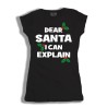 Koszulka damska Dear Santa I Can Explain
