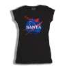Świąteczna koszulka damska z nadrukiem Santa