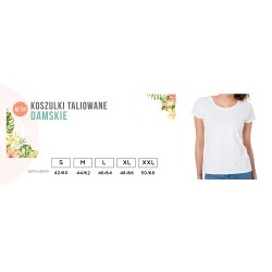 Świąteczna koszulka damska z nadrukiem Santa