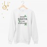 Bluza unisex z nadrukiem - Dear Santa i can explain