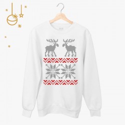 Świąteczna buza unisex - Renifery