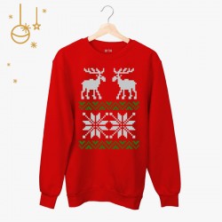 Świąteczna buza unisex - Renifery