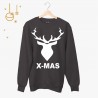 Świąteczna bluza unisex z nadrukiem - X-MAS
