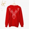 Bluza unisex z nadrukiem  - Geometric Deer