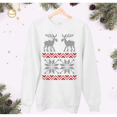 Świąteczna buza unisex - Renifery