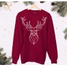Bluza unisex z nadrukiem  - Geometric Deer