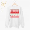 Świąteczna bluza unisex z nadrukiem - Christmas pattern