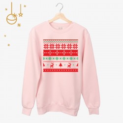 Świąteczna bluza unisex z nadrukiem - Christmas pattern