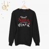 Bluza unisex Dear Santa just bring Wine