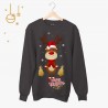 Świąteczna bluza unisex z Reniferem | rozmiary dziecięce i dorosłe