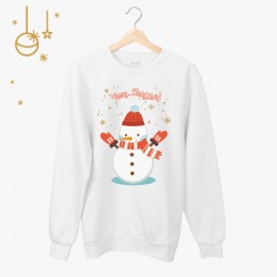 Świąteczna bluza unisex z Bałwankiem| rozmiary dziecięce i dorosłe