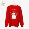 Świąteczna bluza unisex z Bałwankiem| rozmiary dziecięce i dorosłe