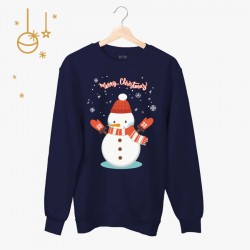 Świąteczna bluza unisex z Bałwankiem| rozmiary dziecięce i dorosłe