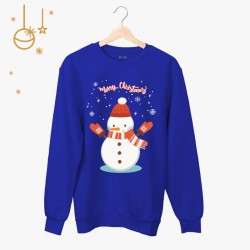 Świąteczna bluza unisex z Bałwankiem| rozmiary dziecięce i dorosłe