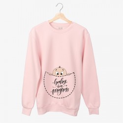 Bluza z nadrukiem - Baby in progress