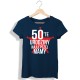 Damska koszulka z nadrukiem: 50-te (55, 60..) urodziny Najlepszej Mamy / podaj wiek (rubryka na dole, pod tekstem)