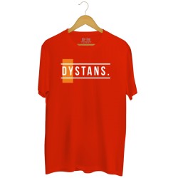 Męska koszulka z nadrukiem Dystans