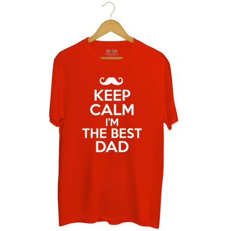 Koszulka męska z nadrukiem Keep Calm I'm the best Dad