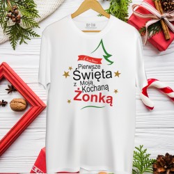 Koszulka Pierwsze Święta z Moją Żonką