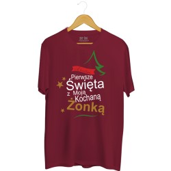 Koszulka Pierwsze Święta z Moją Żonką