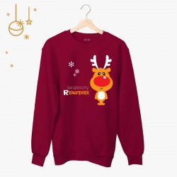 Bluza Świąteczny Reniferek  | rozmiary dorosłe męskie/damskie i dziecięce