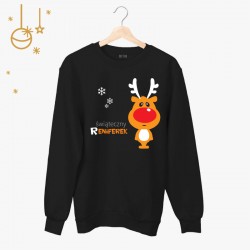 Bluza Świąteczny Reniferek  | rozmiary dorosłe męskie/damskie i dziecięce