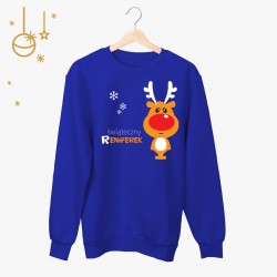 Bluza Świąteczny Reniferek  | rozmiary dorosłe męskie/damskie i dziecięce