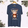 Świąteczna koszulka Przytul reniferka |rozmiary dorosłe i dziecięce
