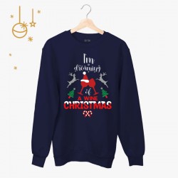 Świąteczna bluza I'm dreaming of a wine Christmas