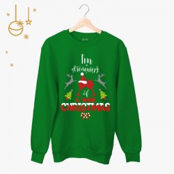 Świąteczna bluza I'm dreaming of a wine Christmas