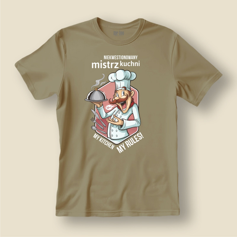 Koszulka / t-shirt Niekwestionowany mistrz kuchni Koszulka / t-shirt Niekwestionowany mistrz kuchni