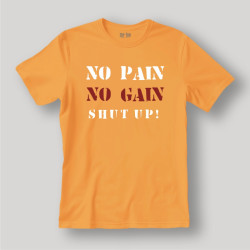 Koszulka / t-shirt No pain No gain Shut up