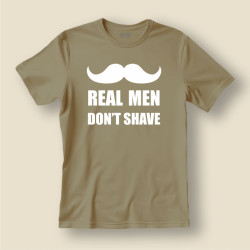 Koszulka / t-shirt  Real men don't shave