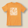 Koszulka męska I speak polish What's your superpower?